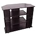 ORE International Corner TV Stand Black