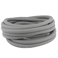 Unitec 404011 Flexrohr, Länge: 10 m, Durchmesser: 20 mm, Klassifizierung: 2221, Farbe: KL: 2223, Material: PVC