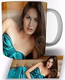 TusRelojes Megan Fox B Tasse en Cramique Blanche 325ml Mug