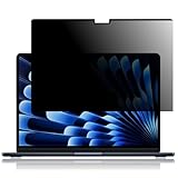 覗き見防止 macbook air 13.6 保護フィルム【ブルーライトカット】反射防止 アンチグレア マグネット対応 2022~2025年モデル M2~M4対応
