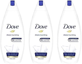 Dove Deeply Nourishing Body Wash 225ml (Pack of 3)