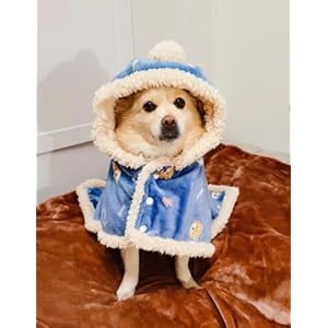   Dog-Clothes-Fleece-Winter-Coat-Warm-Soft-Dog-Vest-for-Cold-WeatherFlannel-Blanket-Throw-Multi-use-Pet-Apparel-for-Small-Medium-Dogs-Cats-L-Blue