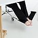 DMcore Canvas Foot Rest Hammock, Adjustable Mini Foot Rest Stand Under Desk Home Office … (Black)