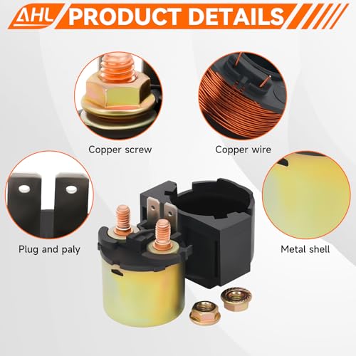 Relé Solenoide de Arranque AHL para Kawasaki VN750 Vulcan 750 1987-2006 miniatura 4