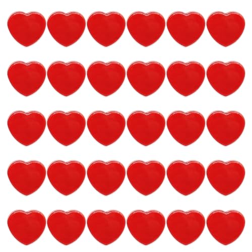 Imanes decorativos de corazón pequeños 30 piezas