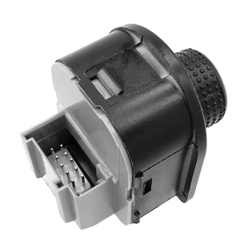 Bouton de commande de rétroviseur extérieur pour VW avec molette rotative fluide 1J1959565A
