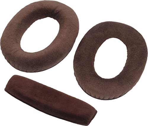 �I�[�f�B�I�t�@�� �����p�C���[�p�b�h SENNHEISER HD515�p �[���n�C�U�[ (HD555 / HD595 / HD518 / HD598 / HD598SE / HD598CS �Ȃ�) �u���E�� �C���[�N�b�V���� 1�y�A