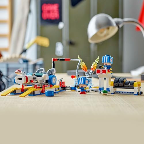 Image of LEGO Super Mario: Mario Kart - Toad's Garage, Nintendo Character Gift, Customizable Toy 72035