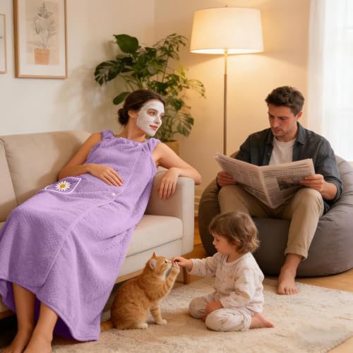 Robe de serviette séchage rapide pour éviter les frissons douche - 8