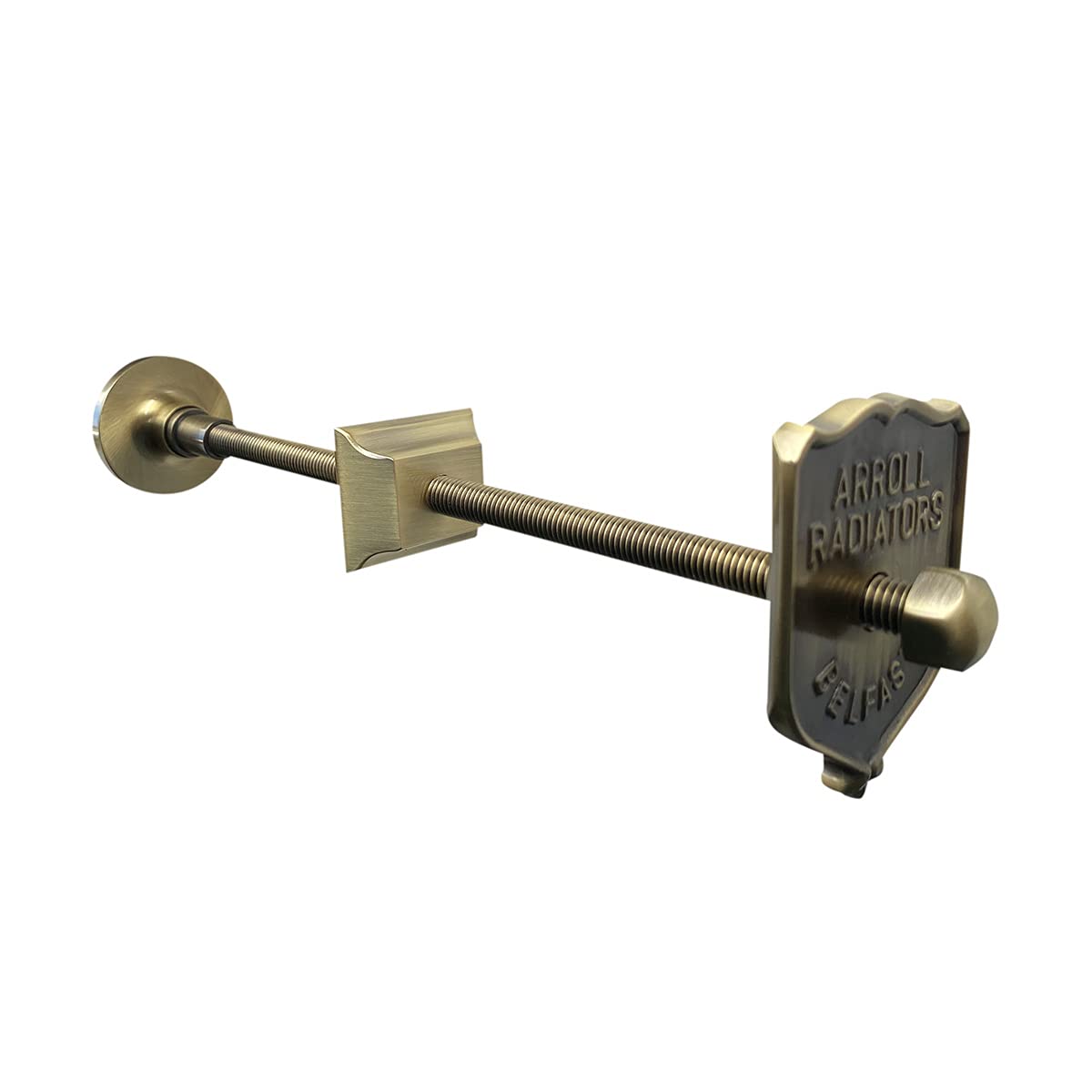 Arroll Luxury Radiator Wall Stay | Brushed Brass