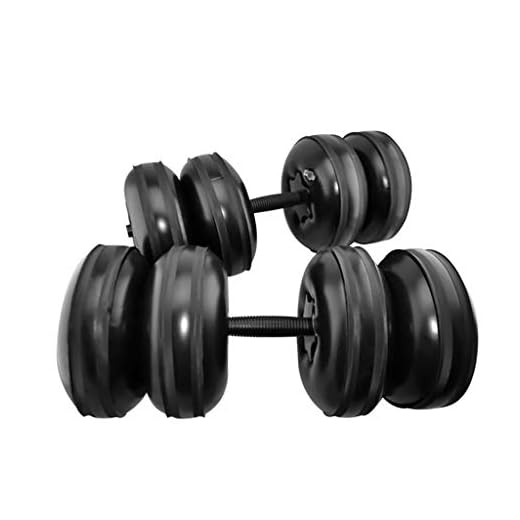 Hantelset hantlar vattenfylld 20 kg/20 kg justerbar ett par vikt bärbar hantel vattenflaska bärbar för gym hem träning träning arbete styrka byggnad, viktminskning hem fitness hantel