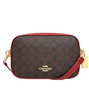 [コーチ] COACH バッグ(ショルダーバッグ) F68168 68168 ブラウン×1941レッド シグネチャー PVC レザー ジェス クロスボディー レディース [アウトレット品] [ブランド] [並行輸入品]