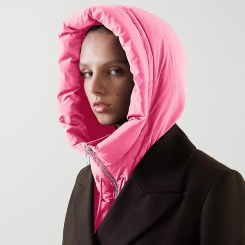 Chaleco acolchado de invierno sin mangas con cremallera y textura suave unisex rosa 4