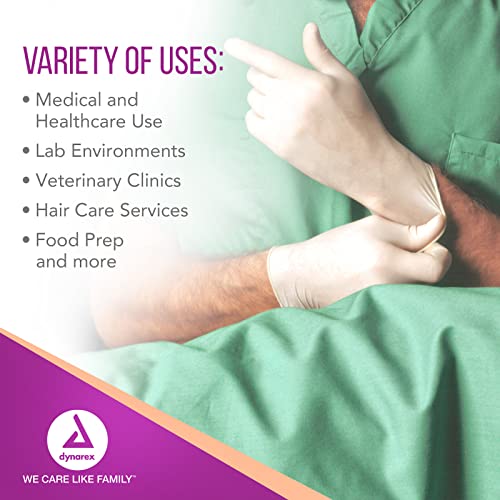 Dynarex Sterile Disposable Latex Surgical Gloves, Powder-Free, Sterilely Packaged In Pairs, Professional Medical And Healthcare Use, Veterinary Clinic, Bisque, Size 6.0, 1 Box Of 50 Pairs Of Gloves #TOP4