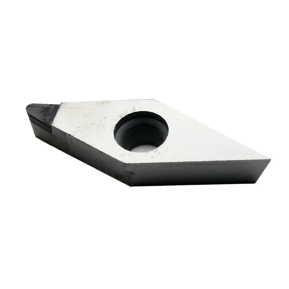 1pcs VCGT160402 VCGT160404 VCGT160408 Diamond Insert VCGT PCD Aluminum Alloy End Mill Tool CNC Carbide CBN Turning Lathe(VCGT160404 PCD)