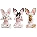 Set of 3 Wise Sphynx Cat Statue See Hear Speak No Evil Zen Meditating Yoga Cats Figurine Buddha Cats Sculptures 3.3