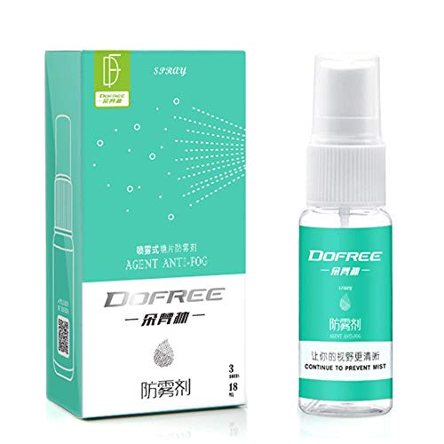 aniceday Spray Antivaho Lente Portátil Spray Antiniebla Agente Antivaho Impermeable De Larga Duración Adecuado para Ventanas Espejos Gafas Lentes Gafas Gafas De Natación Y Binoculares