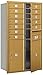 Salsbury Industries 3713D-12GFP 4C Horizontal Mailbox, Gold