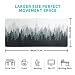 Desk Mat,Large Mouse Pad 31.5x11.8 Inch XL Extended Gaming Mouse Pad Mat with Non-Slip Base Stitched Edges Mousepad for Computer,Office,Keyboard and Laptop - Fog Misty Forest