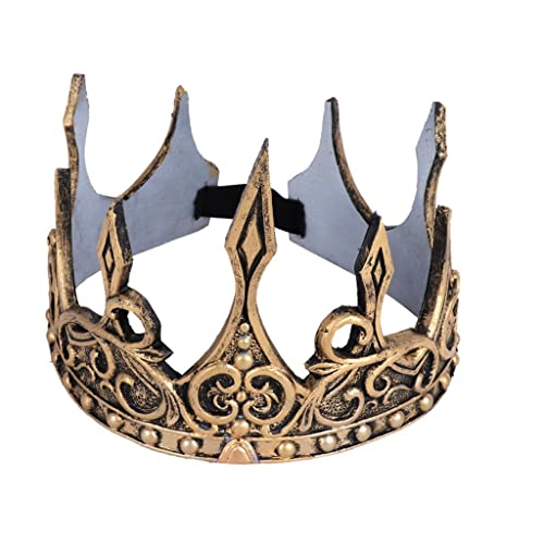 Couronne de Roi Légère sans Douleur Mousse PU Accessoire Homme Baoblaze
