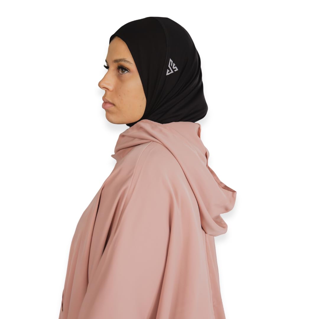 Safwa® Hijab Sport Femme SafwaFlow™ Respirant et Léger – Anti-Transpiration, Maintien Parfait, Confort Actif, Idéal Fitness Running Musculation Travail