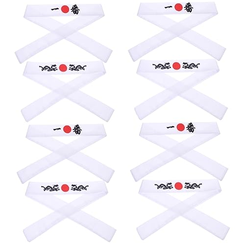 Bandeau transpiration football et bandana sport : lot de 8 headbands cheveux en polyester