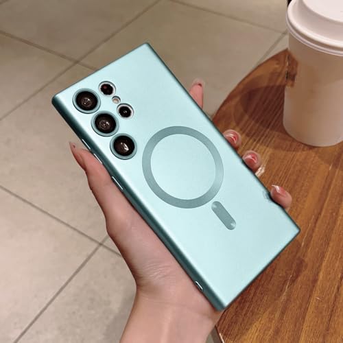 Étui Samsung S23 Ultra magnétique mat anti-rayure objectif photo