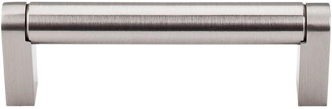 Top Knobs M1002 Bar Pulls Collection 3-3/4" Pennington Bar Pull, Brushed Satin Nickel