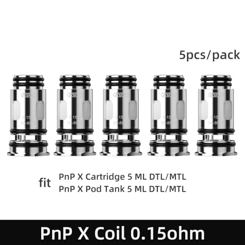 PnP X Coil VOOPOO 0.15 ohm bobine DTL pour kit Drag S2 et Argus Pro 2