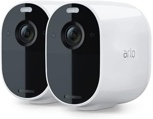 Works with Alexa 対応 / Arlo ( アーロ ) Essential シリーズ ネットワークカメラ 2台セット / 日本サーバー使用 /クラウド保存 /1080pビデオ録画 / Wi-Fiカメラ / バッテリー内蔵 コードレス / 防犯カメラ 屋外 カメラ / 複数利用も簡単設置 VMC2230 - 100APS ( 日本正規代理店 )