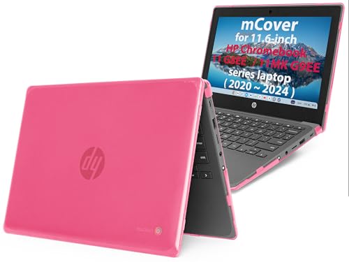 Funda mCover para HP Chromebook 11 G8EE rosa ideal para llevar el portátil a clase