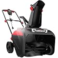 PowerSmart Electric Snow Blower, 21-Inch Corded Snow Thrower, 15-Amp, with LED Light for Yard Driveway Deck