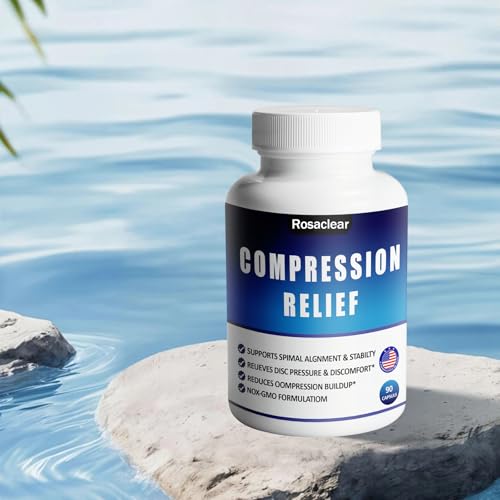 Image of Rosaclear relify Compression Relief Magnesium Complex - Advanced Spinal & Nerve Support Supplement with Glycinate, Malate & Taurate - Supports Disc Hydration, Daily Comfort - 90-Day Supply (1pc)