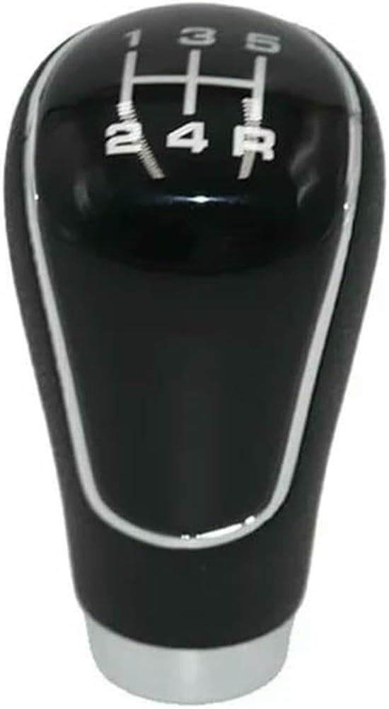 Gznbb 5 Speed Black Car Manual Gear Shift Knob Boot Cover Gaiter Lever Shifter Handle Stick, For Nissan Pathfinder/Terrano For D22 Pickup Nv200 Sunny For Almera N16