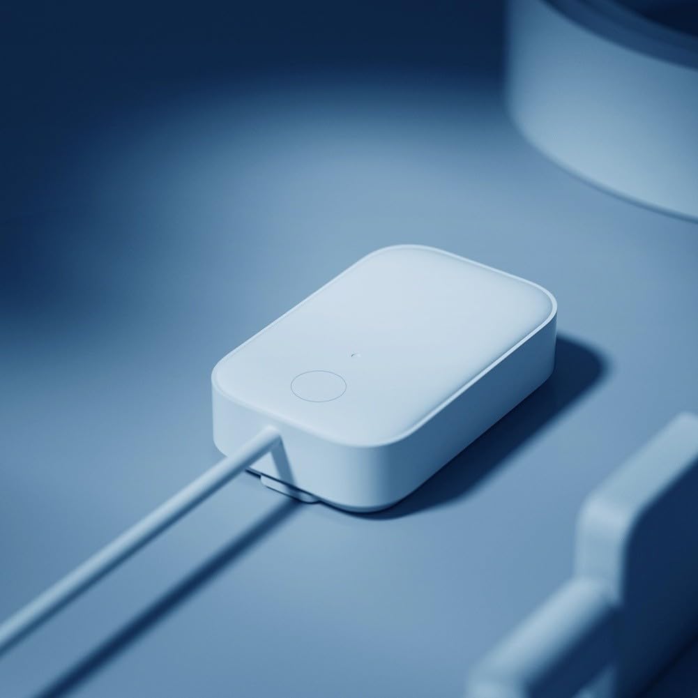 Drucksensor mit einstellbarer Empfindlichkeit und zuschneidbarem Druckstreifen zur Erkennung von Personen und Objekten, BLE-fähig für Smart Home Automatisierung, weiß(180cm)
