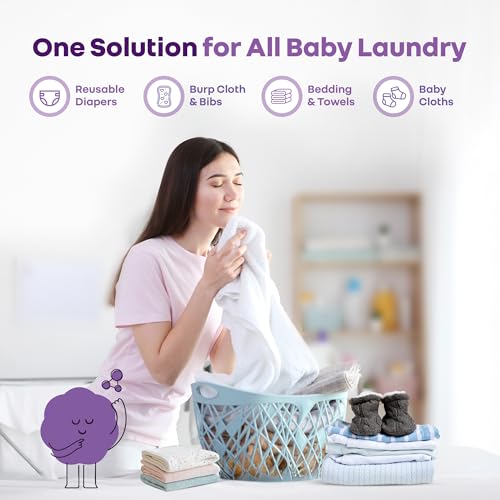 Image of R for Rabbit Hygocare 1000 ml Baby Laundry Liquid Detergent for Clothes Powered by Bio Enzyme Handwash & Machine Wash, Effective Stain Removal, Residue-Free Biodegradable