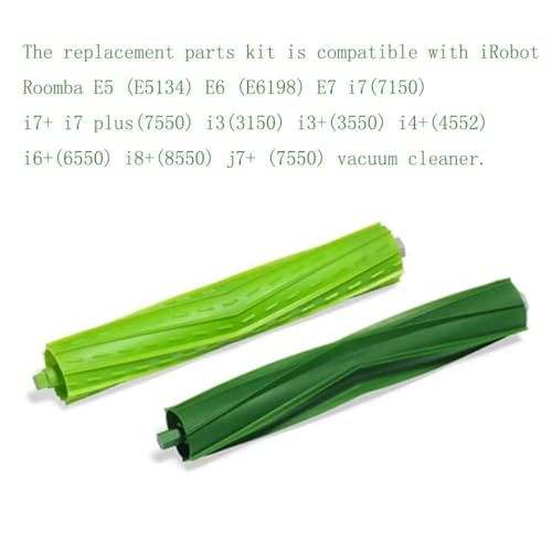 Image of 2 Set Replacement Parts Roller Brushes, Replacement Parts Compatible with iRobot Roomba I, E & J Series i3 i3+ i7 i7+ i4 i4+ i6 i6+ i8 i8+ /Plus j6 j6+ j7 j7+ j8+ E5 E6 E7 Vacuum Cleaner Accessories