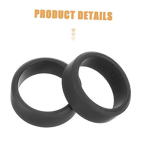 Anillos de silicona para hombre 10 piezas cómodos deportivos miniatura 5