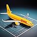 Sky Trek Model Airplanes DHL 757 Airplane Airlines Plane Aircraft Model for Display Collection