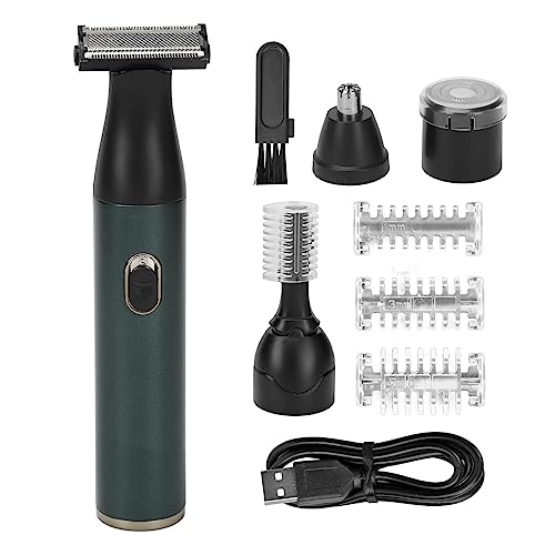 4 in 1 Hair Trimmer Multi Functional Grooming Trimmer Full Body Electric Hair Clipper for Man Beards Eyebrow Trimming Nasal Hair Removal