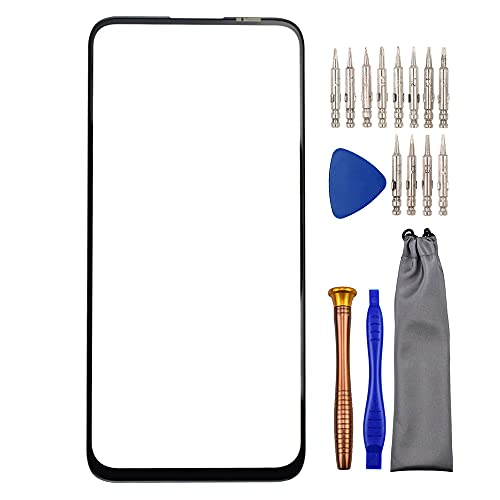 Sunways Glass Outer Screen Replacement for Huawei P40 lite nova 7i nova 5i nova 6 SE P20 lite 2019 GLK-LX1 NY-L21A JNY-LX1 JNY-AL10 Black