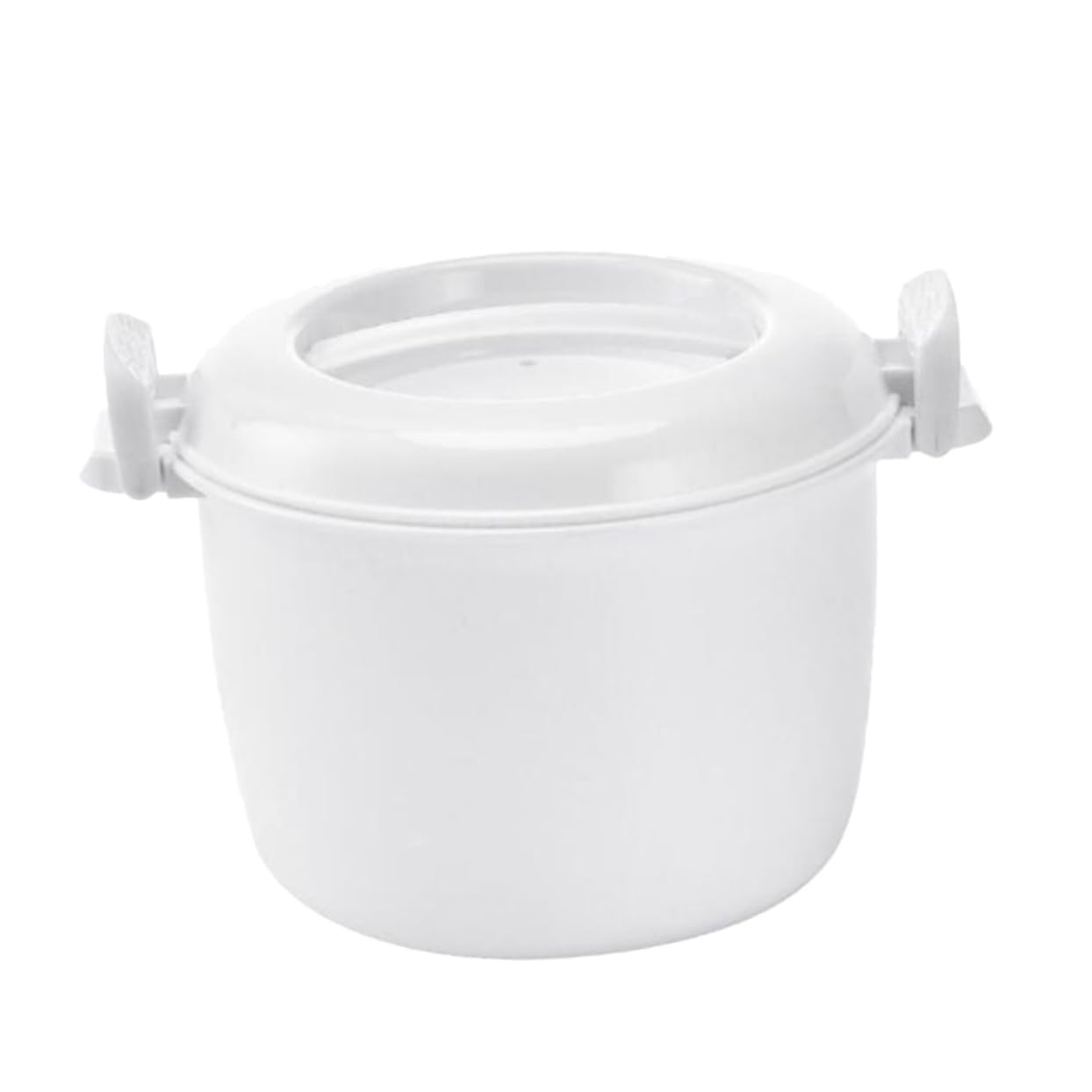 COLLBATH Microwave Rice Cooker Insulated Lunch Box Small Microwave Cooker for Rice Veggies Casseroles Pp Material