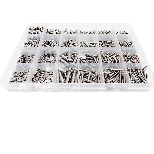 I[goCplWi 400/650/1140/2100  M1.6 M2 .5 M3 M4 M5 304 XeX|NXpۓlW{gibgbV[lߍ킹ZbgLbg{bNX(Set C 1140pcs)