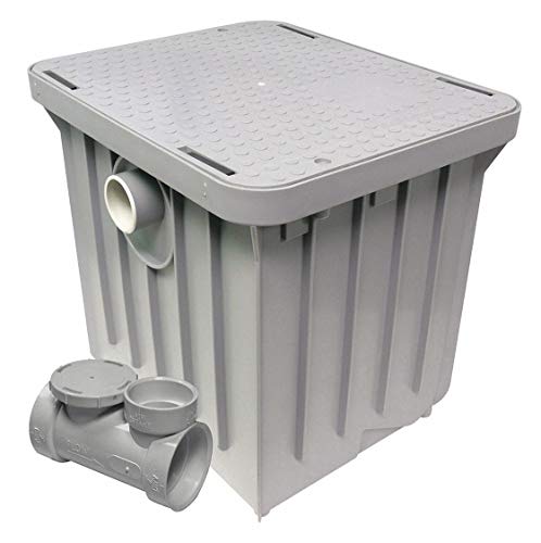 Endura 7 gpm Polypropylene Drain Interceptor for Fat, Grease, Oil, 2