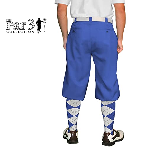 Golf Knickers Royal Microfiber (Plus Fours) For Men - 38" #TOP1