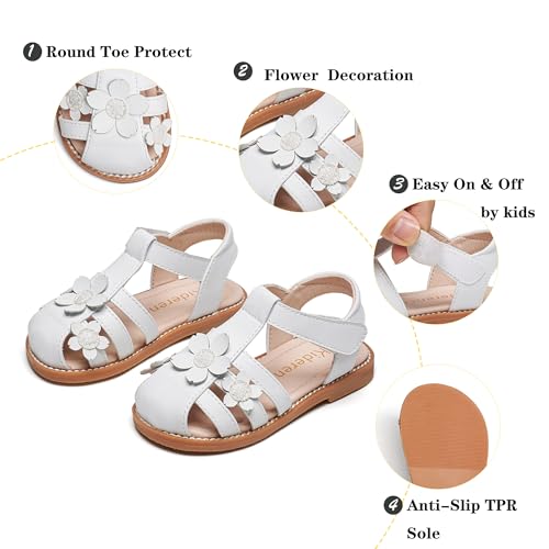 Image of Kiderence Toddler Girls Sandals Little Girls Kids Summer Shoes Toddler Sandals
