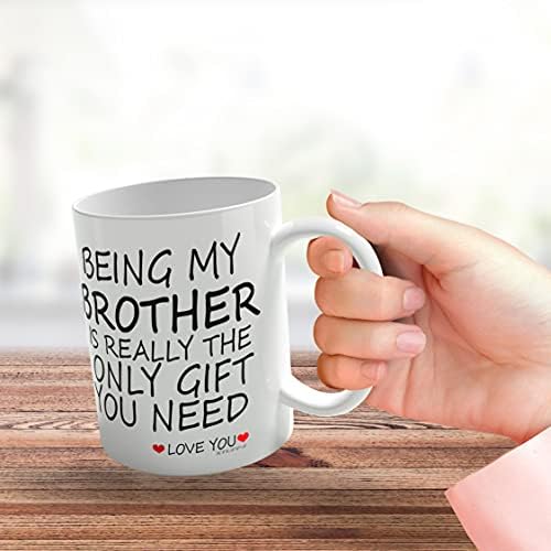 Being My Brother Mug - Brother Gifts from Brother Sister, 11oz Ceramic Dishwasher Safe Coffee Mugs - Perfect for Birthday, Christmas Day, Secret Santa, Borther Birthday Gifts, Cup from Stuff4