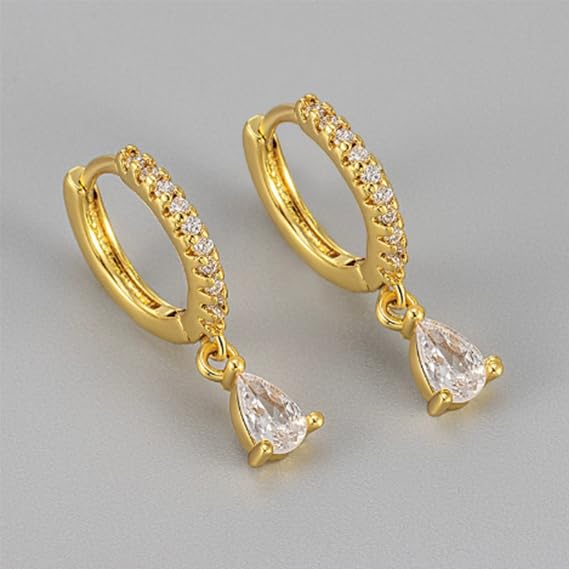 14K Gold Earrings, Hoop Earrings, Stud Earrings for Women, Flat Back Earrings, Huggie Earrings for Women