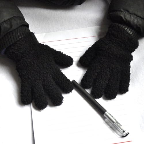ECYC Ltd Kids Winter Plush Mittens Soft Fluffy Fuzzy Full Finger Glove Knitted Warm Mittens Toddler Cold Weather Gloves2