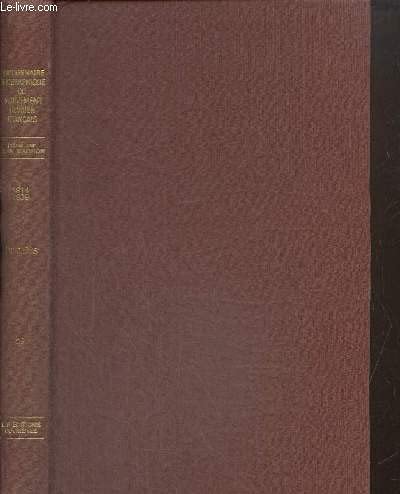 Photo de Dictionnaire biographique du mouvement ouvrier français, quatrième partie : 1914-1939 - De la Première à la Seconde Guerre Mondiale, tome...